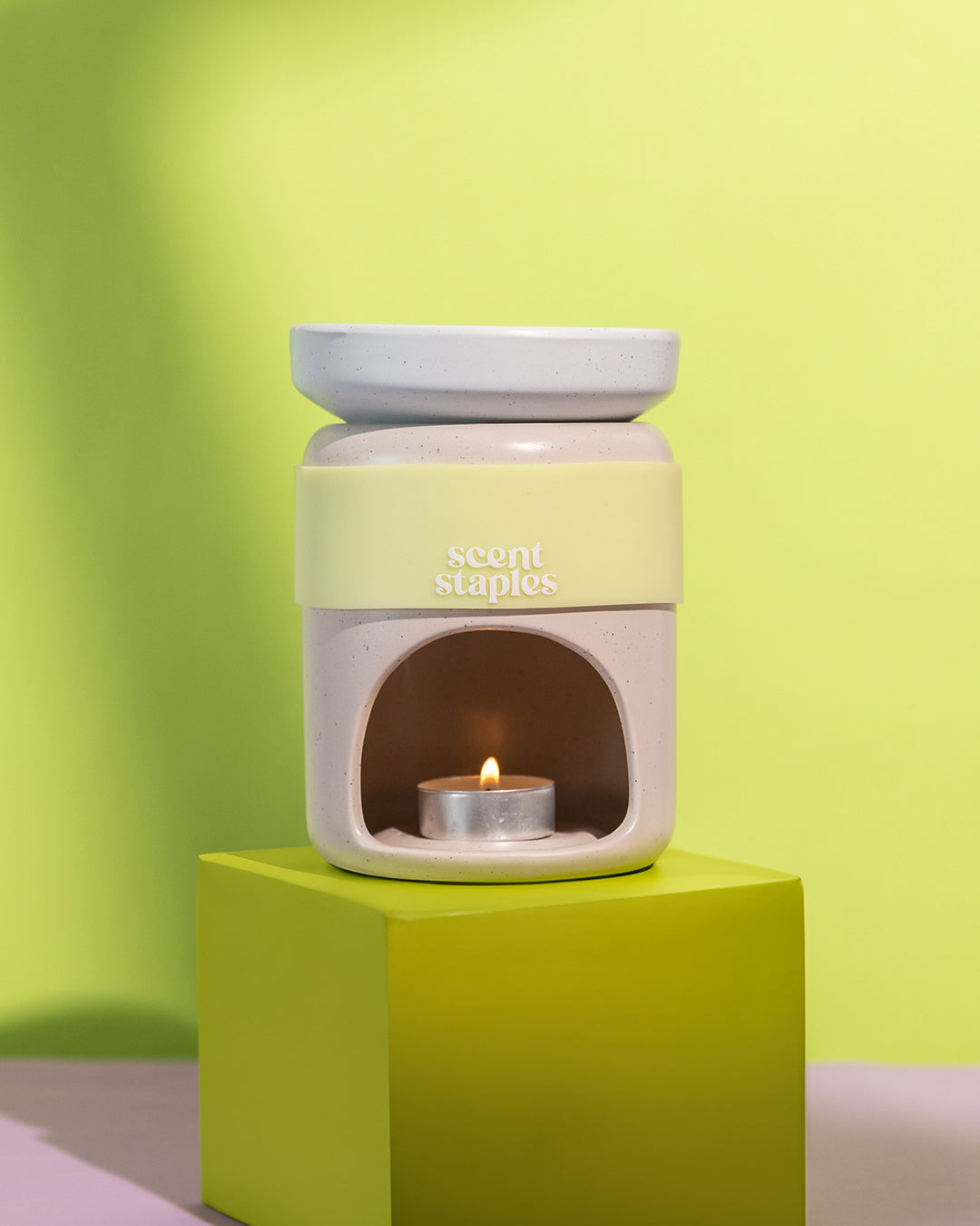 🎁 Wafty Ceramic Burner In Neon Lime (100% off)