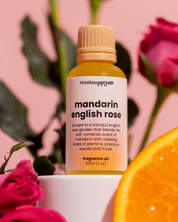 Mandarin + English Rose Diffuser Oil Blend