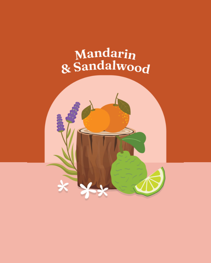 Mandarin Sandalwood Candle Fragrance Oil